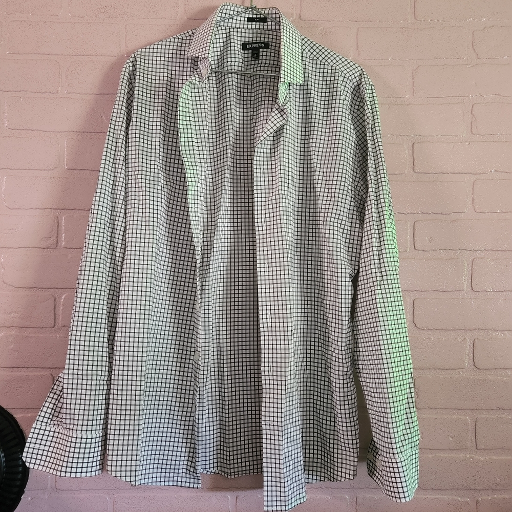 Express plaid button up